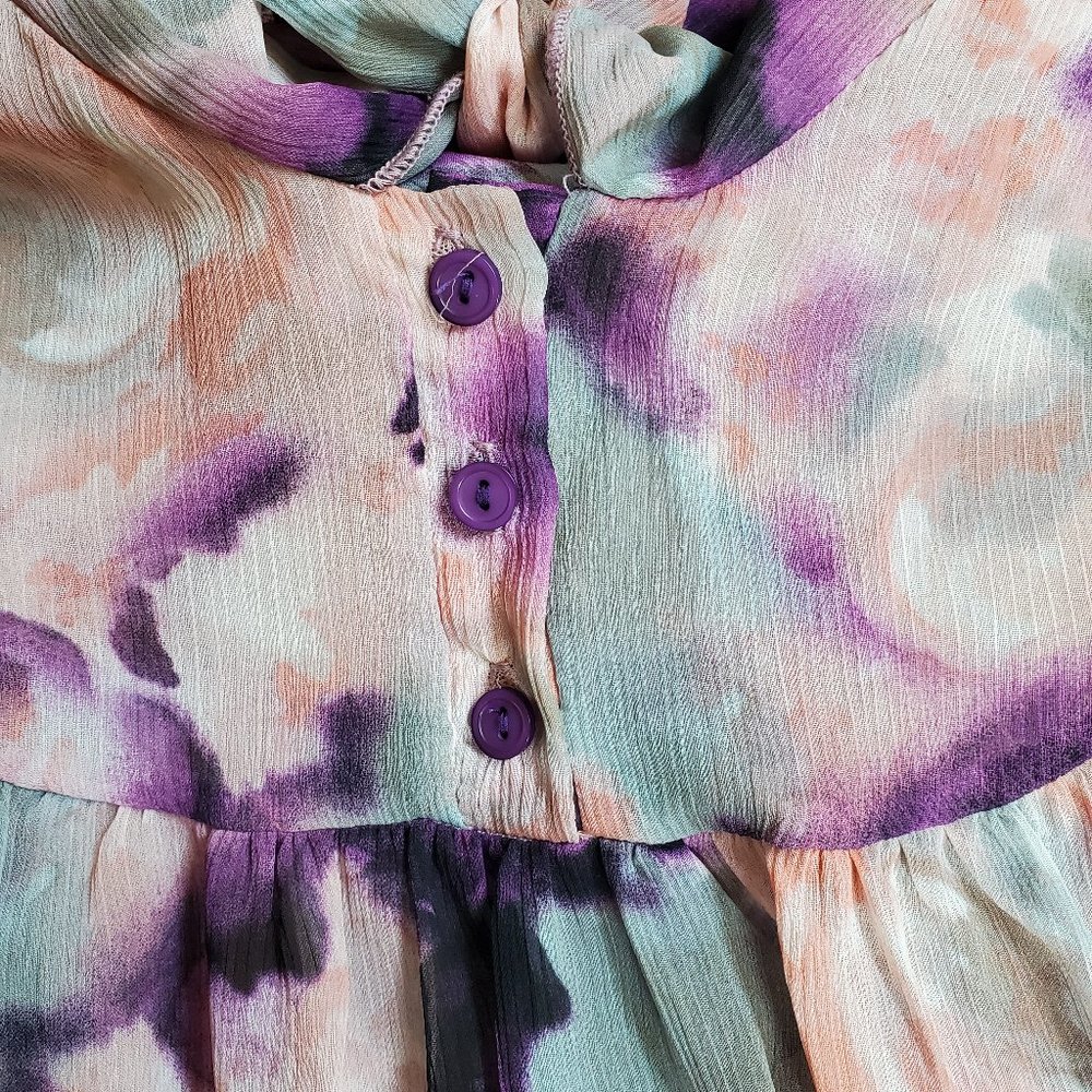 Charlotte Russe Purple Sleeveless Blouse Small - Picture 13 of 14